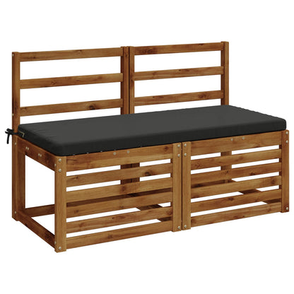 vidaXL Bench Cushion SOEST 100% Polyester Anthracite 120 x 50 x 5 cm