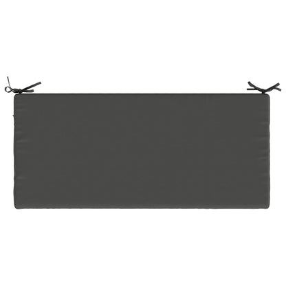 vidaXL Bench Cushion SOEST 100% Polyester Anthracite 120 x 50 x 5 cm