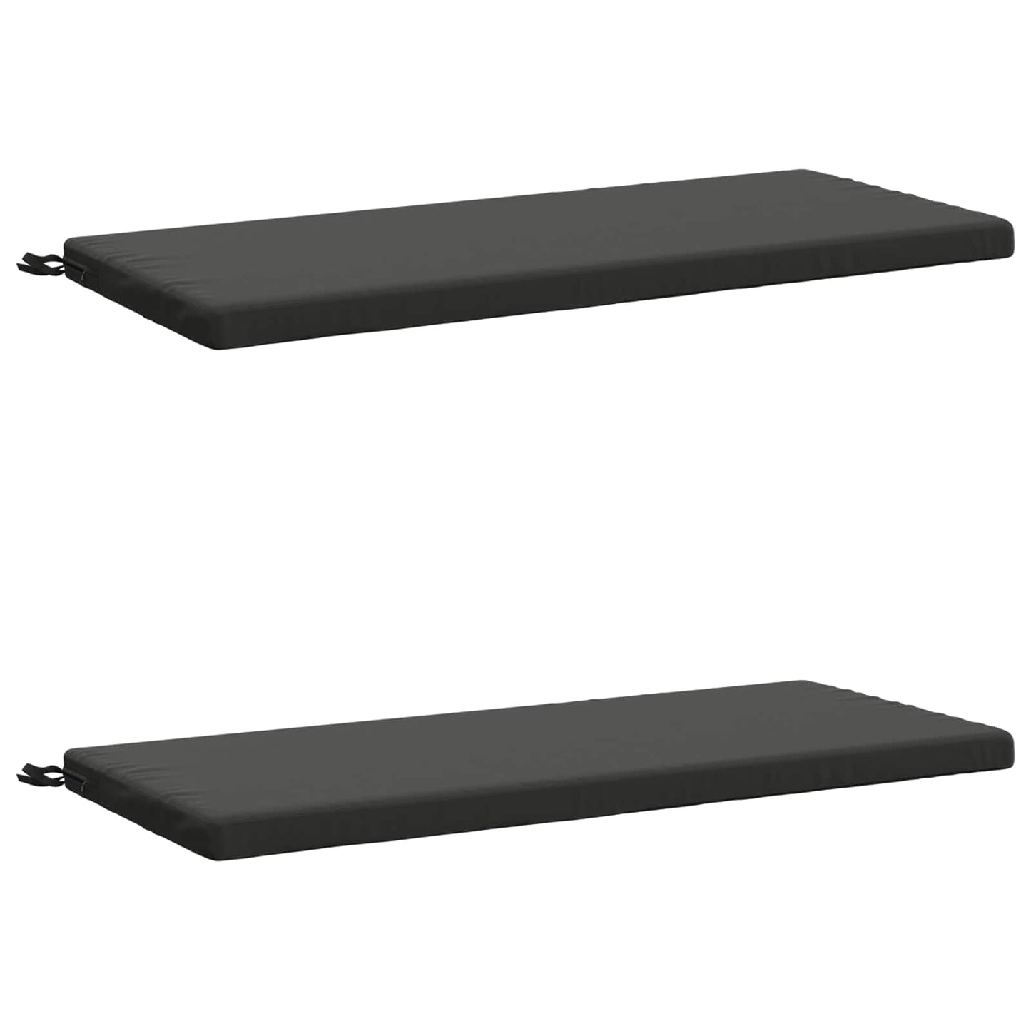 vidaXL 2-Piece Bench Cushions SOEST 2 pcs 100% Polyester Anthracite