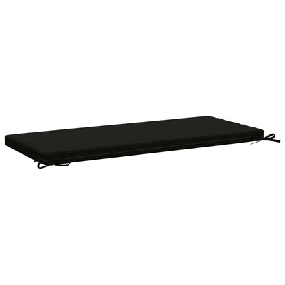 vidaXL 2-Piece Bench Cushions SOEST 2 pcs 100% Polyester Black
