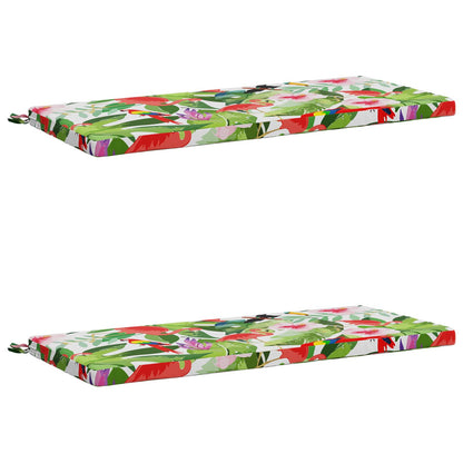 vidaXL 2-Piece Bench Cushions SOEST 2 pcs 100% Polyester Multicolour