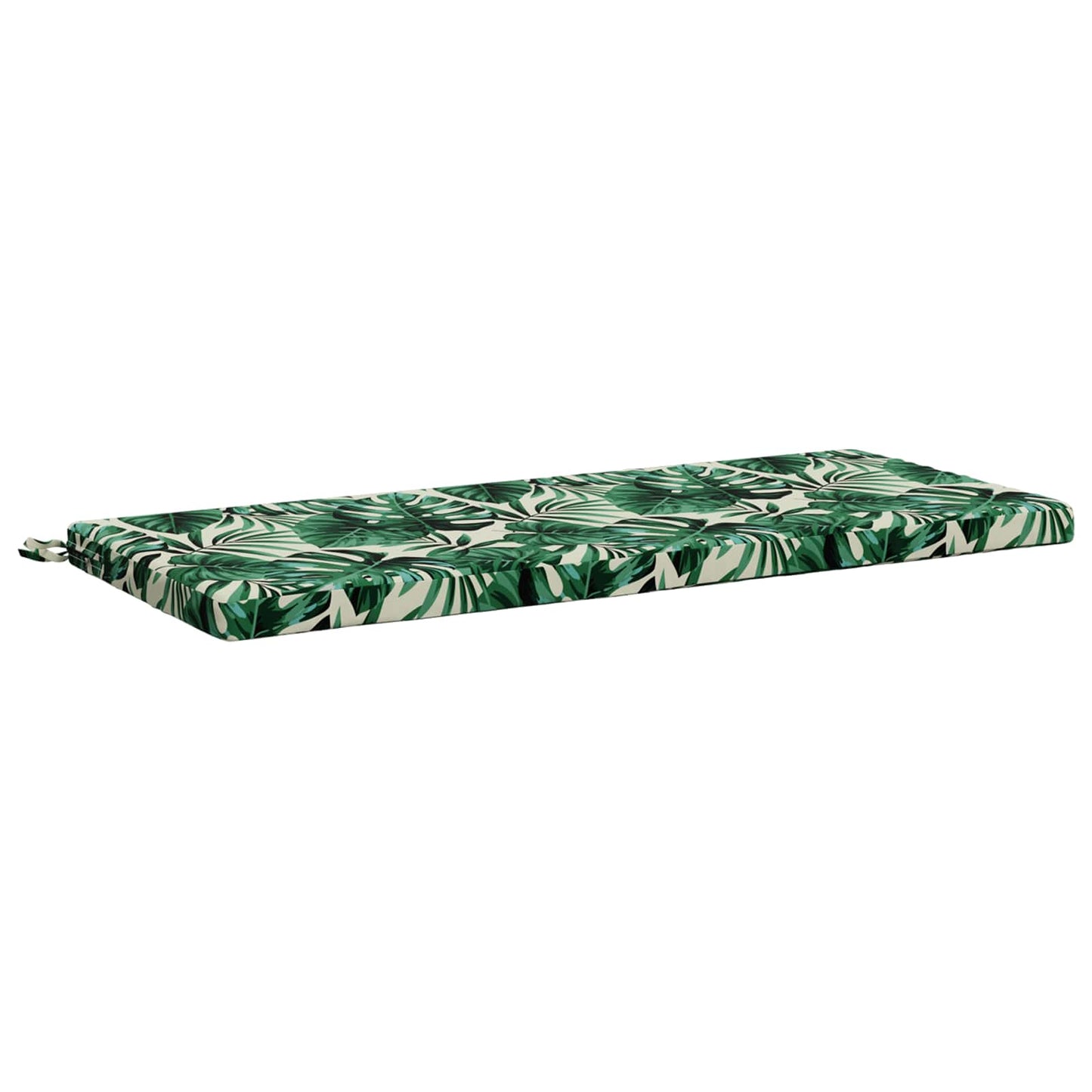 vidaXL Bench Cushion SOEST 100% Polyester Leaf Pattern 120 x 50 x 5 cm