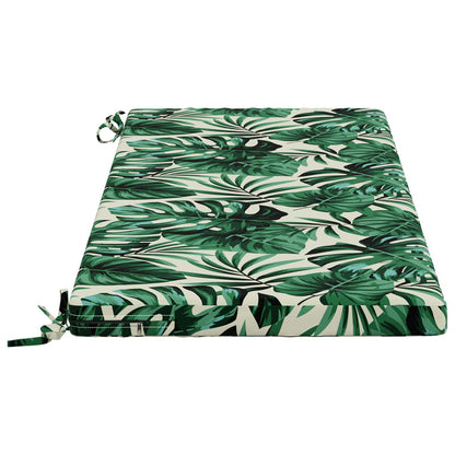 vidaXL Bench Cushion SOEST 100% Polyester Leaf Pattern 120 x 50 x 5 cm