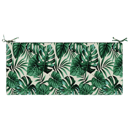 vidaXL 2-Piece Bench Cushions SOEST 2 pcs 100% Polyester Leaf Pattern