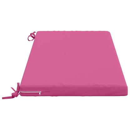 vidaXL Bench Cushion SOEST 100% Polyester Pink 120 x 50 x 5 cm