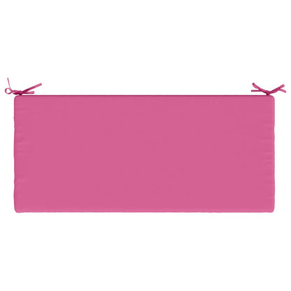 vidaXL Bench Cushion SOEST 100% Polyester Pink 120 x 50 x 5 cm