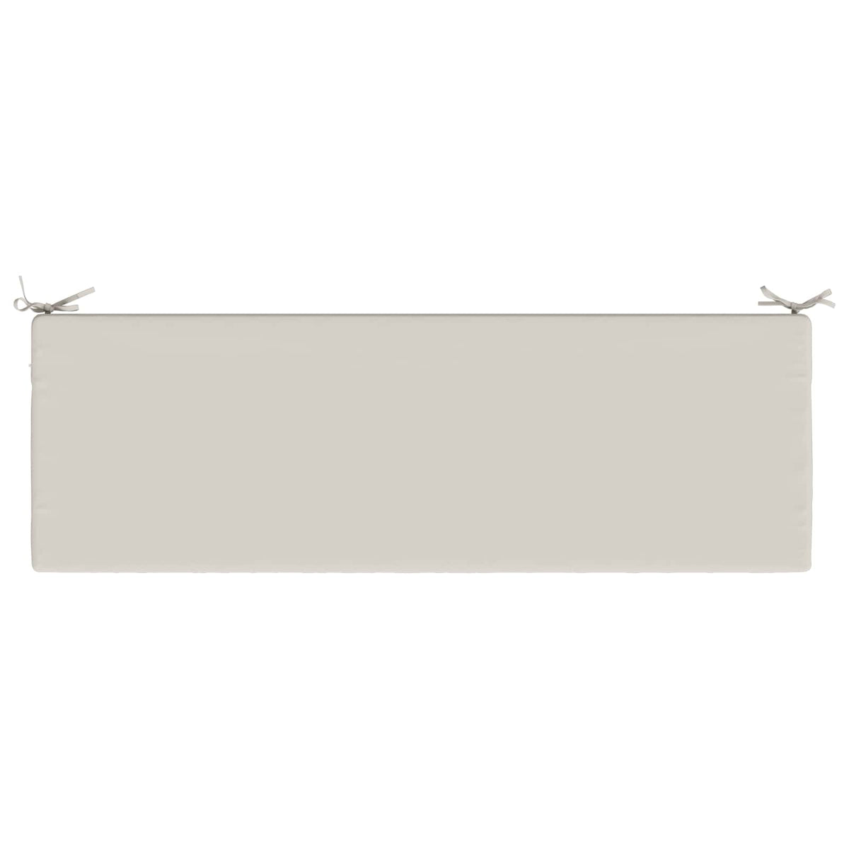 vidaXL 2-Piece Bench Cushions SOEST 2 pcs 100% Polyester White