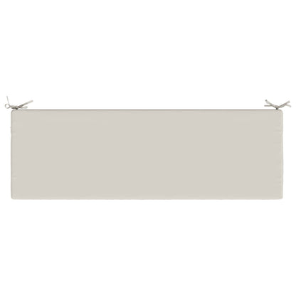 vidaXL 2-Piece Bench Cushions SOEST 2 pcs 100% Polyester White