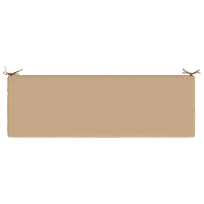 vidaXL 2-Piece Bench Cushions SOEST 2 pcs 100% Polyester Sand