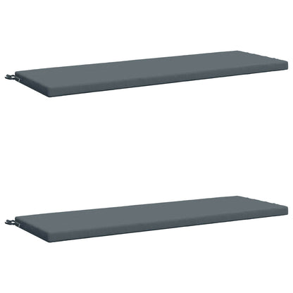 vidaXL 2-Piece Bench Cushions SOEST 2 pcs 100% Polyester Blue