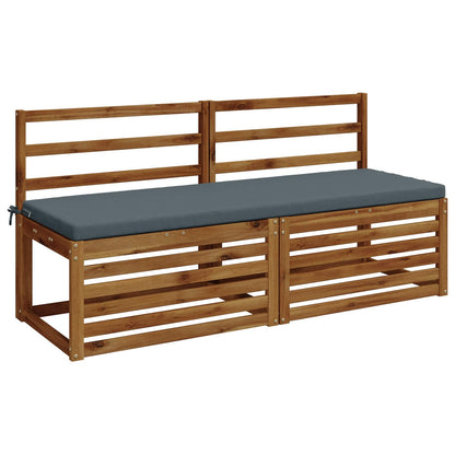 vidaXL 2-Piece Bench Cushions SOEST 2 pcs 100% Polyester Blue