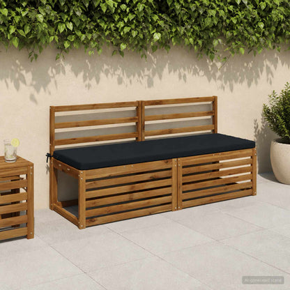 vidaXL 2-Piece Bench Cushions SOEST 2 pcs 100% Polyester Dark Blue