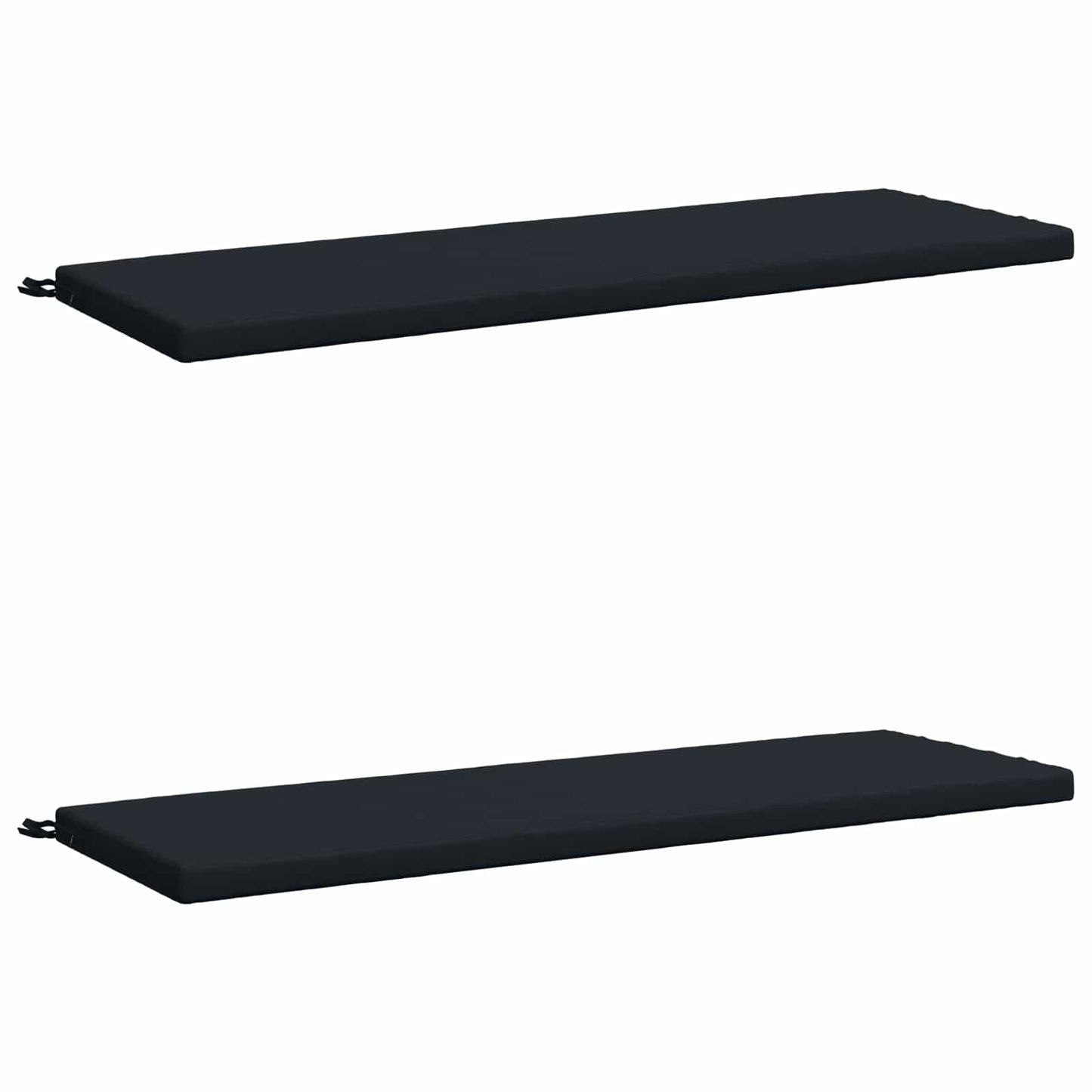 vidaXL 2-Piece Bench Cushions SOEST 2 pcs 100% Polyester Dark Blue