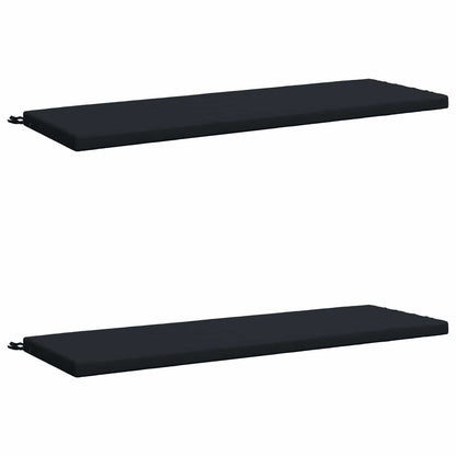 vidaXL 2-Piece Bench Cushions SOEST 2 pcs 100% Polyester Dark Blue