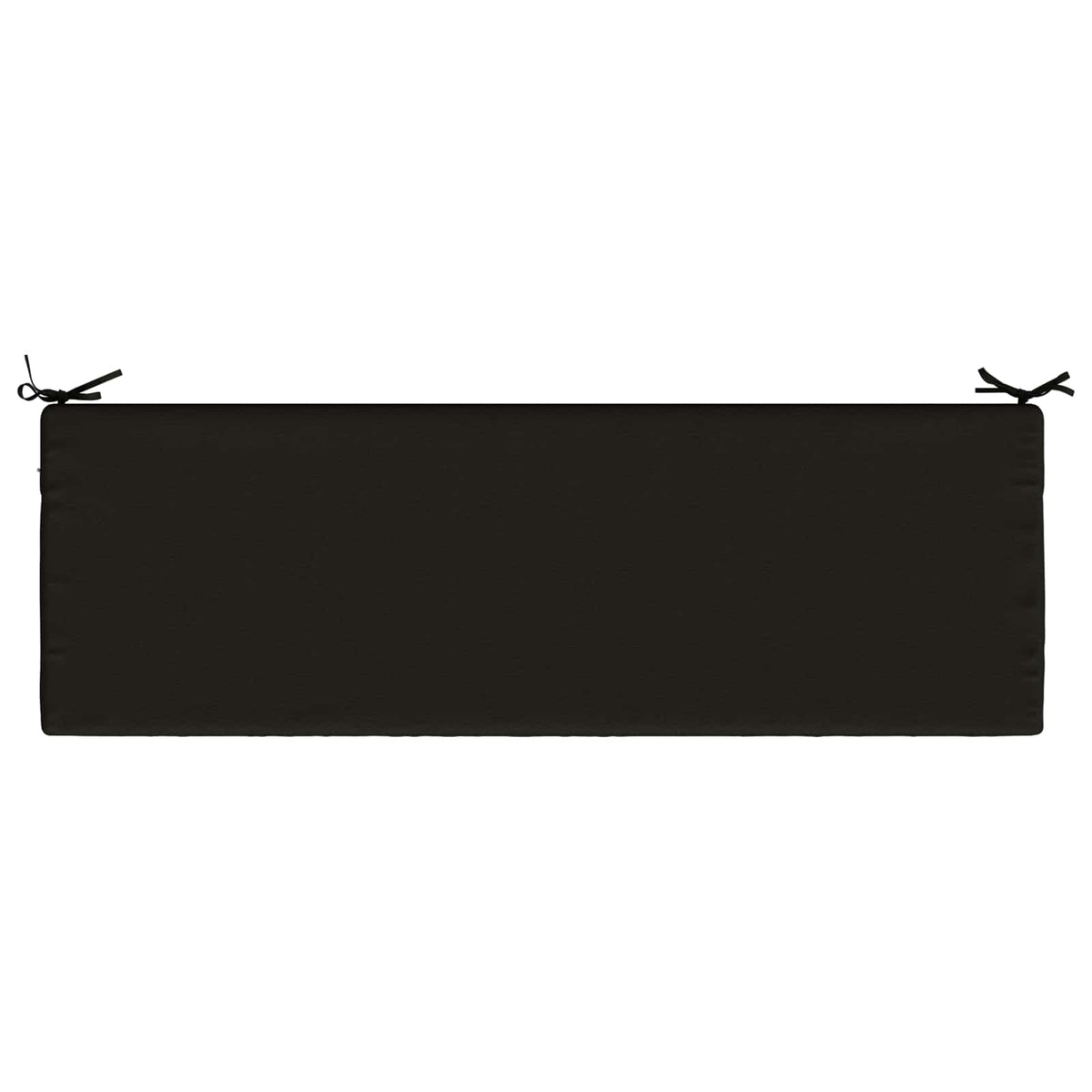 vidaXL 2-Piece Bench Cushions SOEST 2 pcs 100% Polyester Black