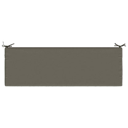 vidaXL 2-Piece Bench Cushions SOEST 2 pcs 100% Polyester Grey