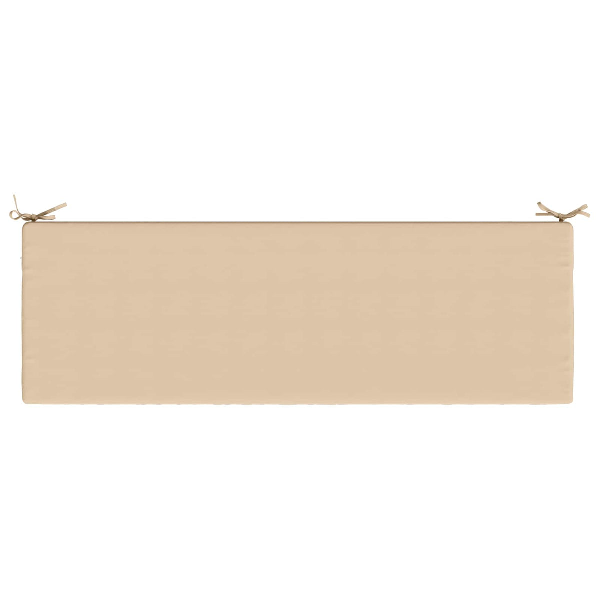 vidaXL Bench Cushion SOEST 100% Polyester Cream 140 x 50 x 5 cm