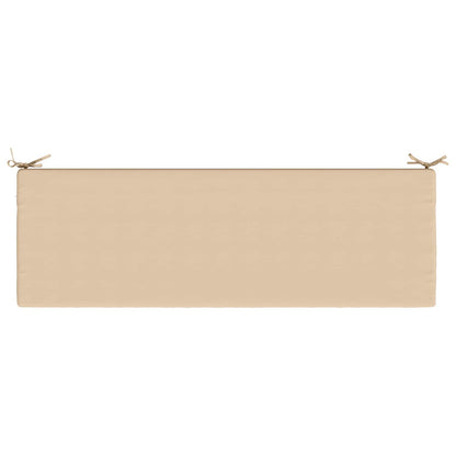 vidaXL 2-Piece Bench Cushions SOEST 2 pcs 100% Polyester Cream