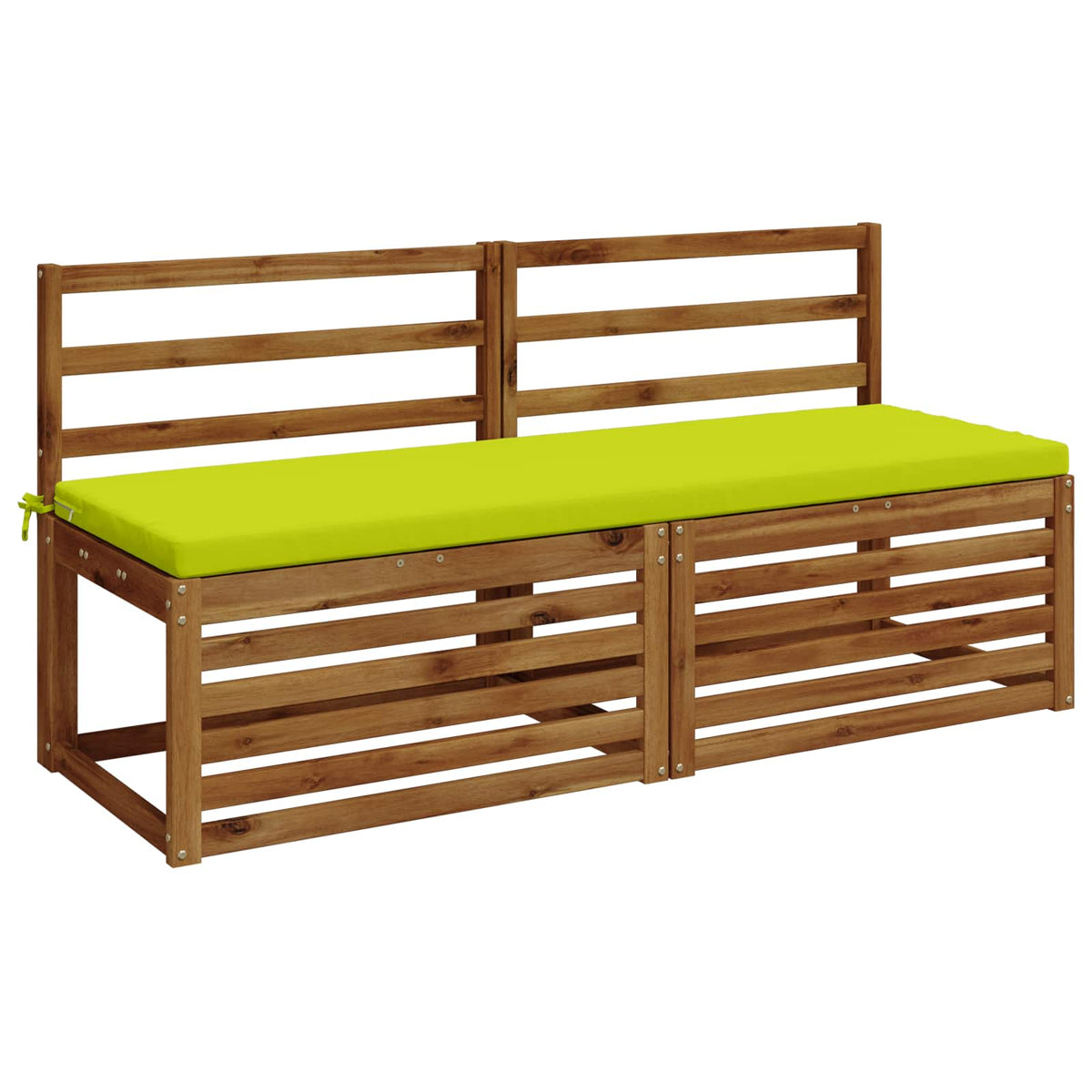 vidaXL Bench Cushion SOEST 100% Polyester Bright Green 140 x 50 x 5 cm