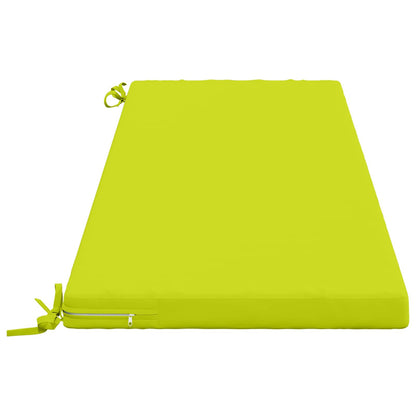 vidaXL 2-Piece Bench Cushions SOEST 2 pcs 100% Polyester Bright Green