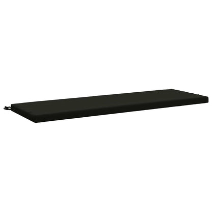 vidaXL 2-Piece Bench Cushions SOEST 2 pcs 100% Polyester Black