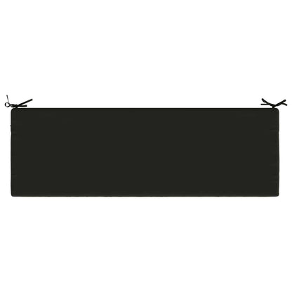 vidaXL 2-Piece Bench Cushions SOEST 2 pcs 100% Polyester Black