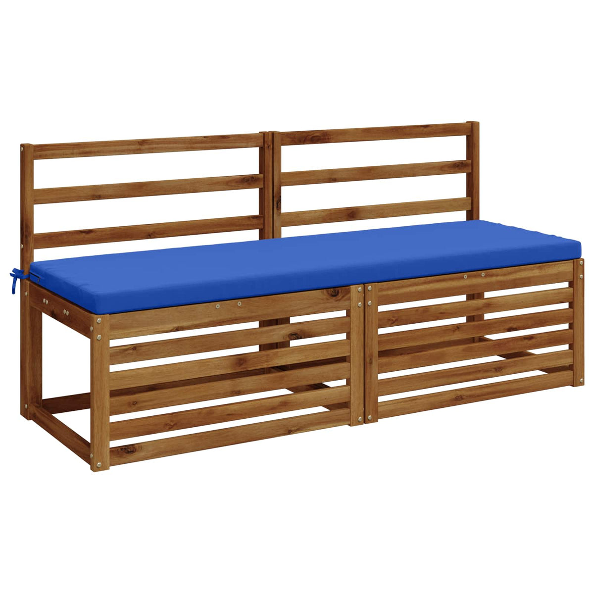 vidaXL Bench Cushion SOEST 100% Polyester Royal Blue 140 x 50 x 5 cm