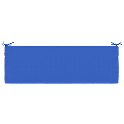 vidaXL 2-Piece Bench Cushions SOEST 2 pcs 100% Polyester Royal Blue