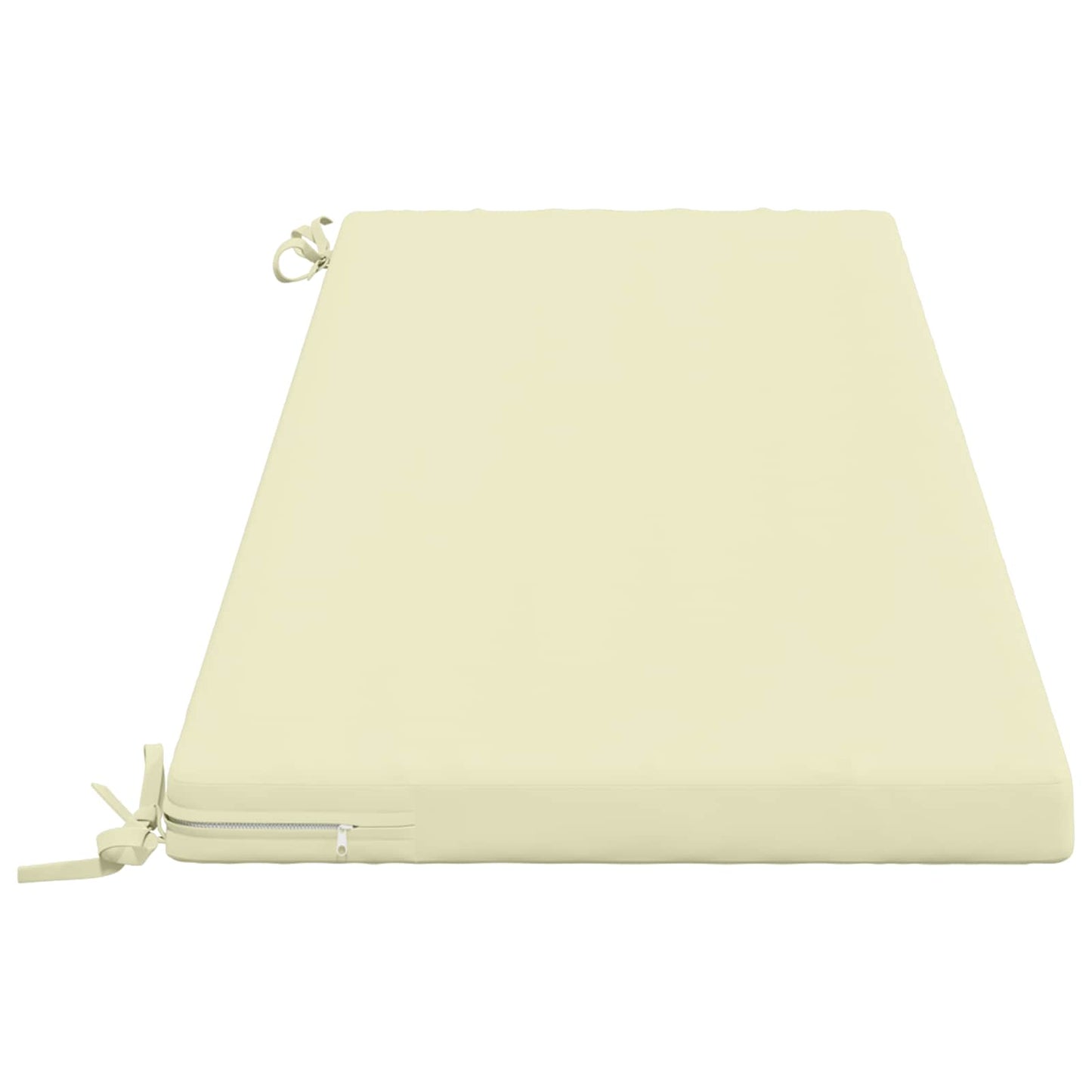 vidaXL 2-Piece Bench Cushions SOEST 2 pcs 100% Polyester Cream