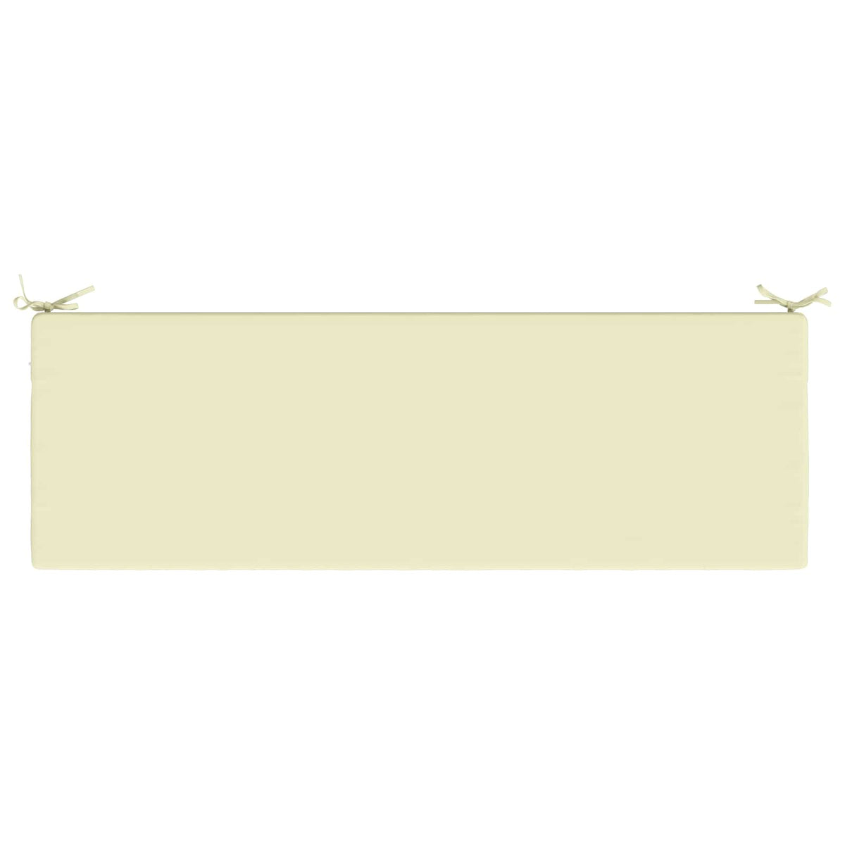 vidaXL 2-Piece Bench Cushions SOEST 2 pcs 100% Polyester Cream
