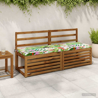 vidaXL 2-Piece Bench Cushions SOEST 2 pcs 100% Polyester Multicolour
