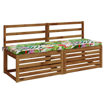vidaXL 2-Piece Bench Cushions SOEST 2 pcs 100% Polyester Multicolour