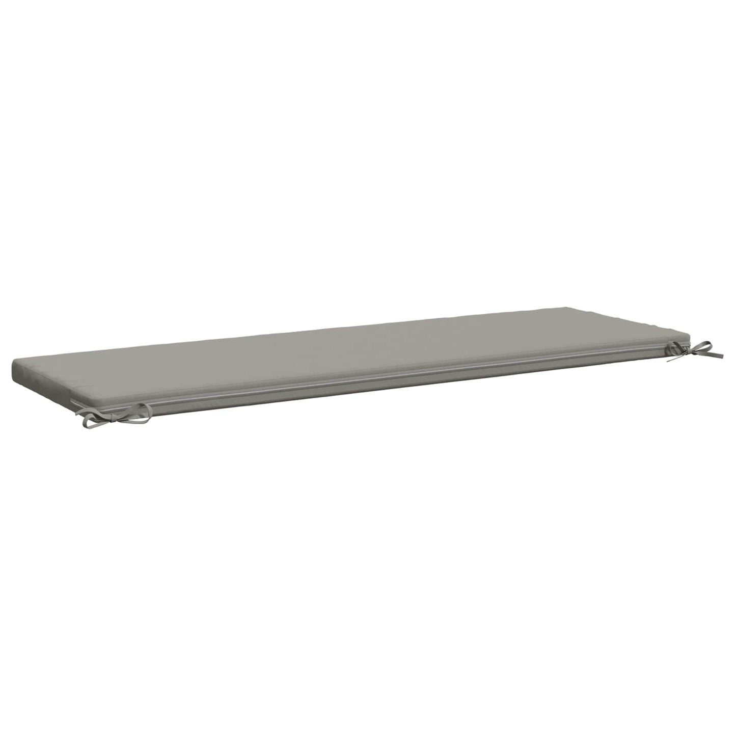 vidaXL Bench Cushion SOEST 100% Polyester Grey 140 x 50 x 5 cm
