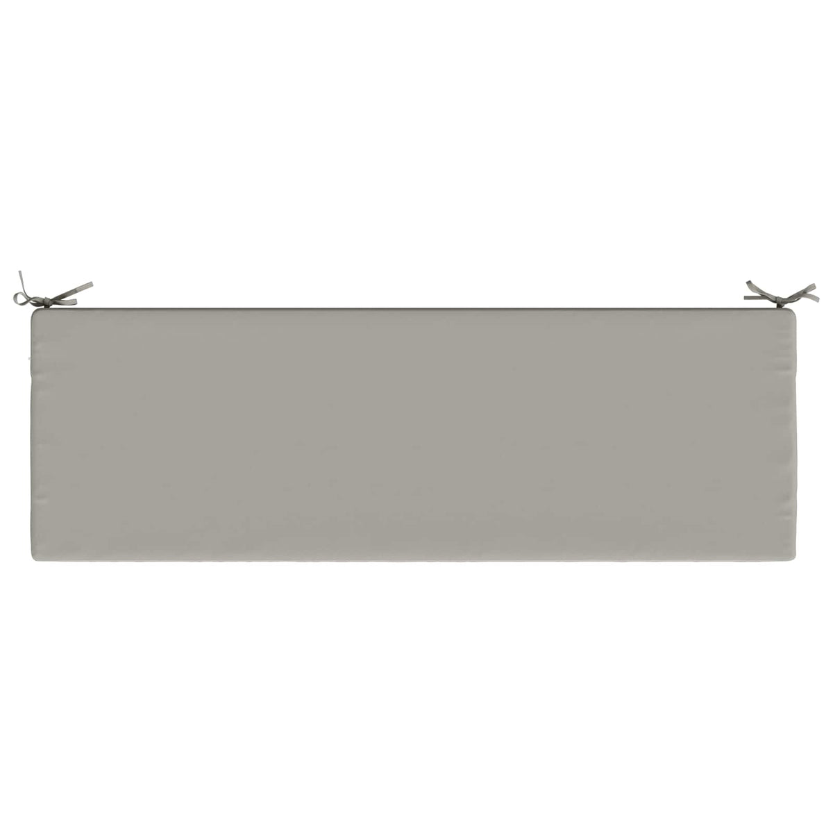 vidaXL Bench Cushion SOEST 100% Polyester Grey 140 x 50 x 5 cm