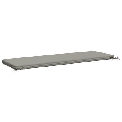 vidaXL 2-Piece Bench Cushions SOEST 2 pcs 100% Polyester Grey