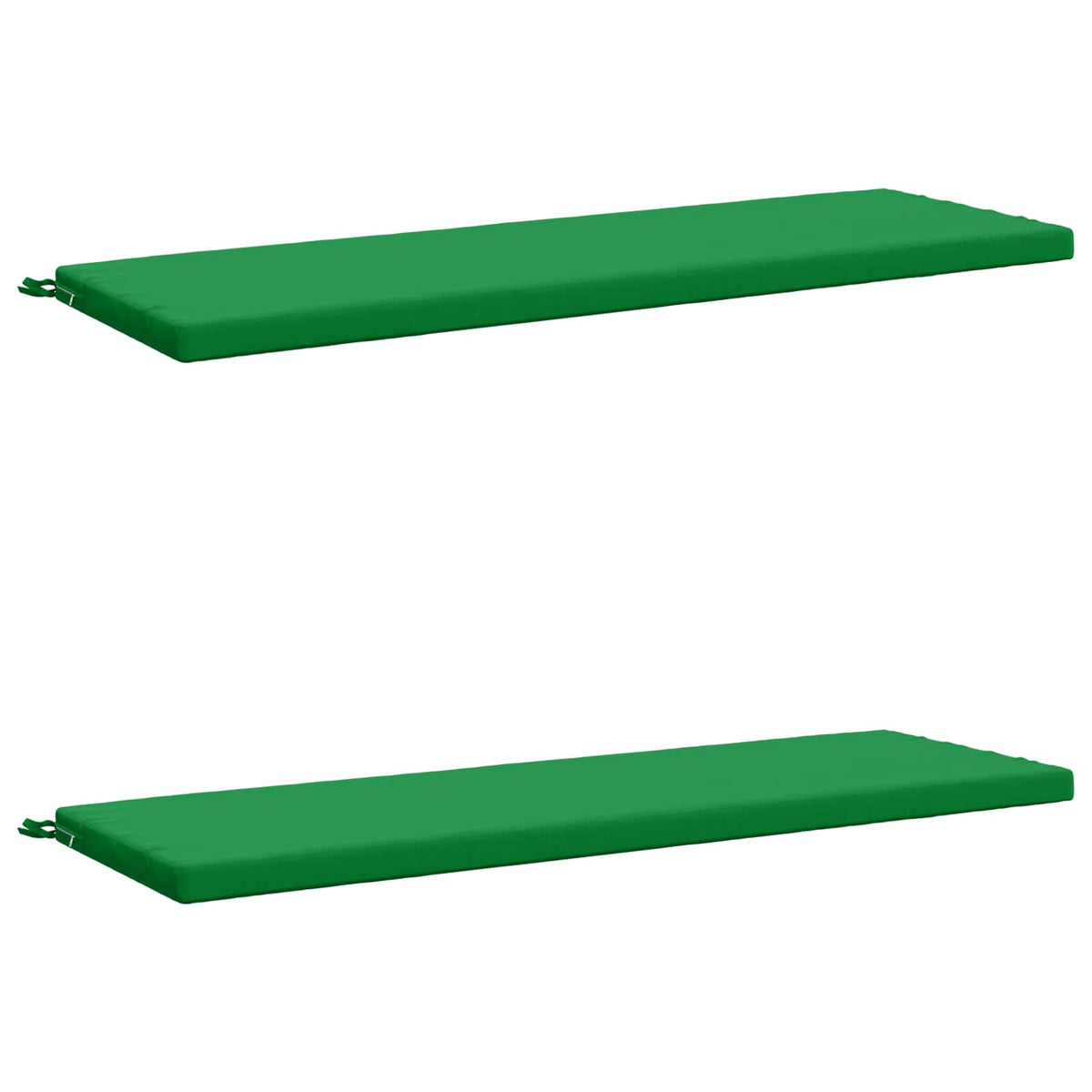 vidaXL 2-Piece Bench Cushions SOEST 2 pcs 100% Polyester Green