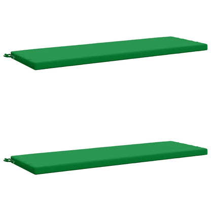 vidaXL 2-Piece Bench Cushions SOEST 2 pcs 100% Polyester Green
