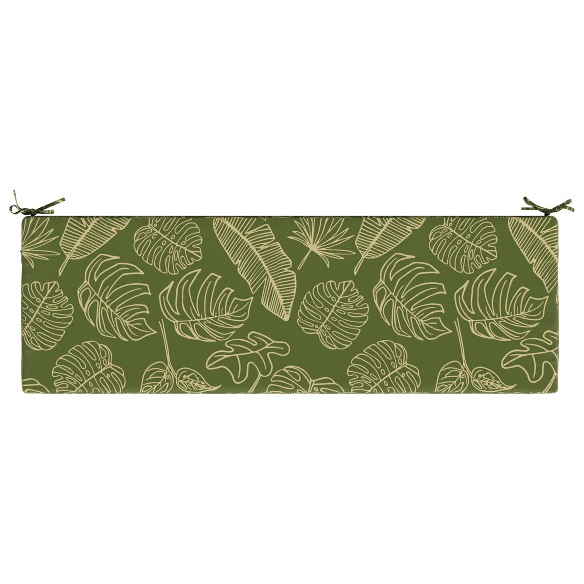 vidaXL 2-Piece Bench Cushions SOEST 2 pcs 100% Polyester Leaf Design