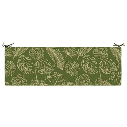 vidaXL 2-Piece Bench Cushions SOEST 2 pcs 100% Polyester Leaf Design