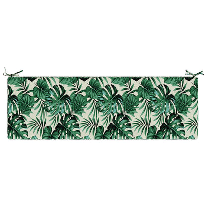 vidaXL 2-Piece Bench Cushions SOEST 2 pcs 100% Polyester Leaf Pattern