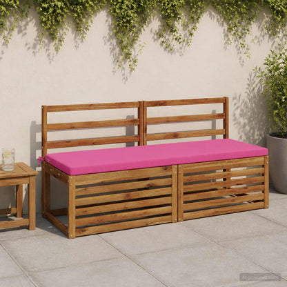vidaXL 2-Piece Bench Cushions SOEST 2 pcs 100% Polyester Pink