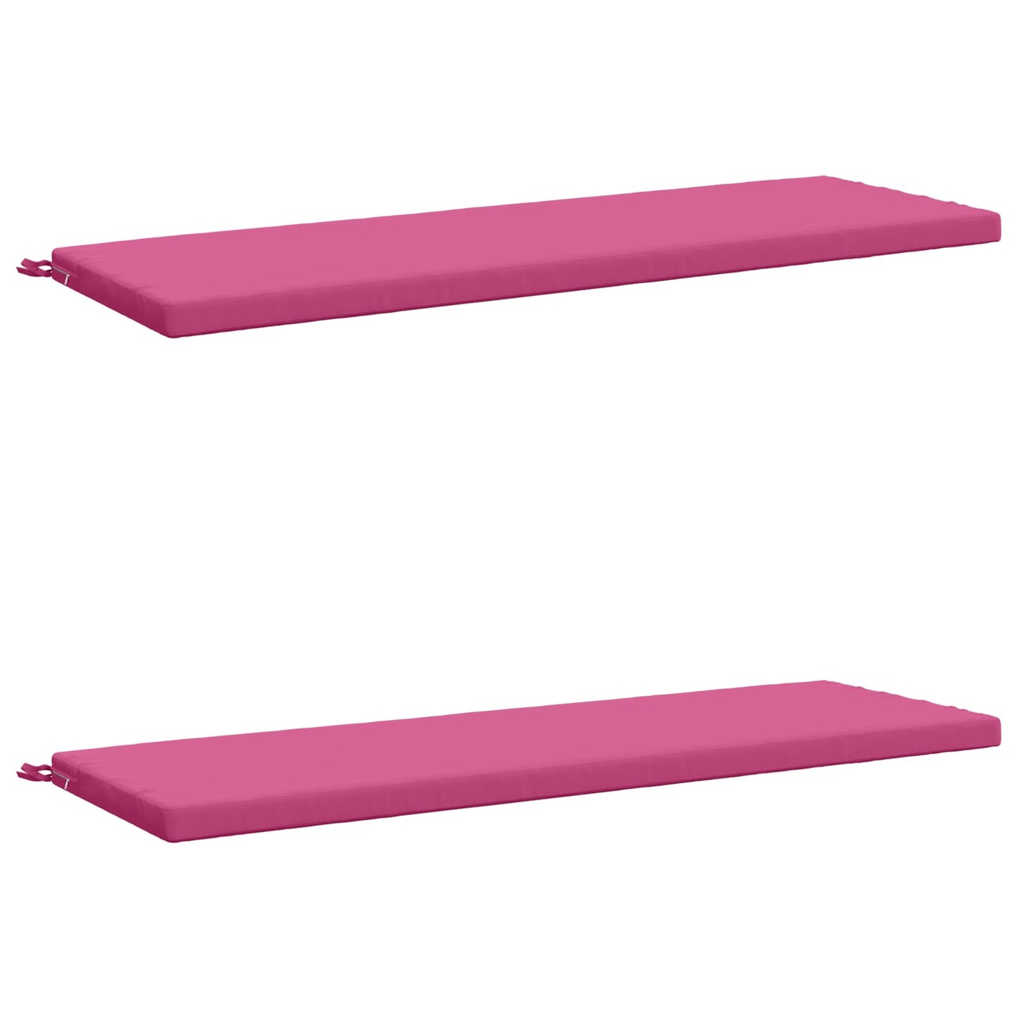 vidaXL 2-Piece Bench Cushions SOEST 2 pcs 100% Polyester Pink