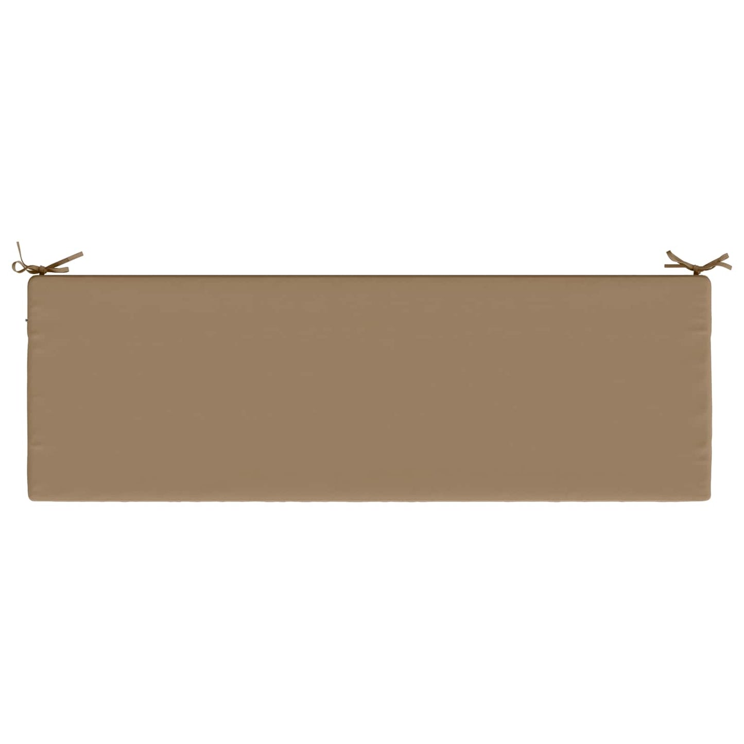 vidaXL Bench Cushion SOEST 100% Polyester Taupe 140 x 50 x 5 cm