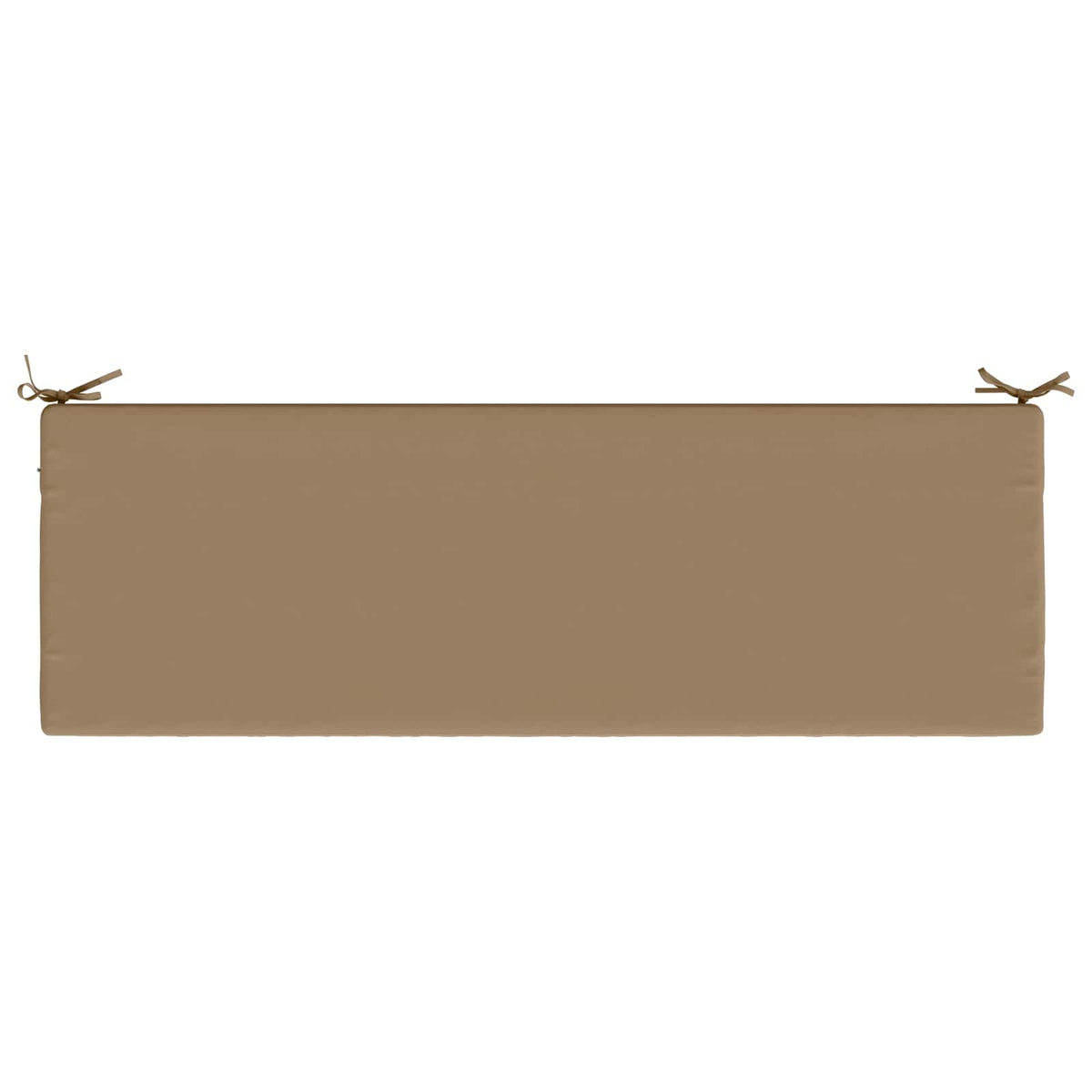vidaXL 2-Piece Bench Cushions SOEST 2 pcs 100% Polyester Taupe