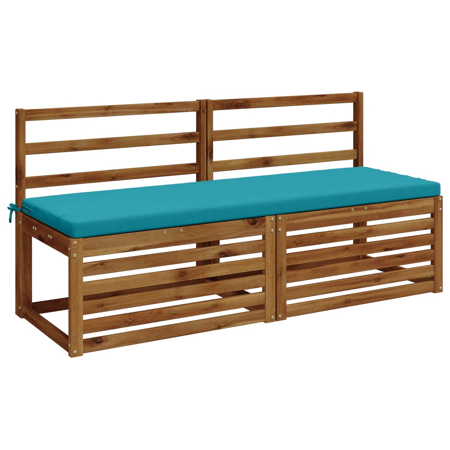 vidaXL 2-Piece Bench Cushions SOEST 2 pcs 100% Polyester Turquoise