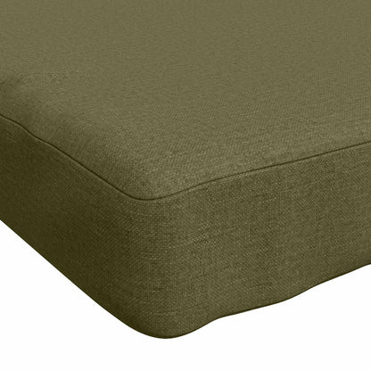 vidaXL 2-Piece Bench Cushions SOEST 2 pcs 100% Polyester Olive Green