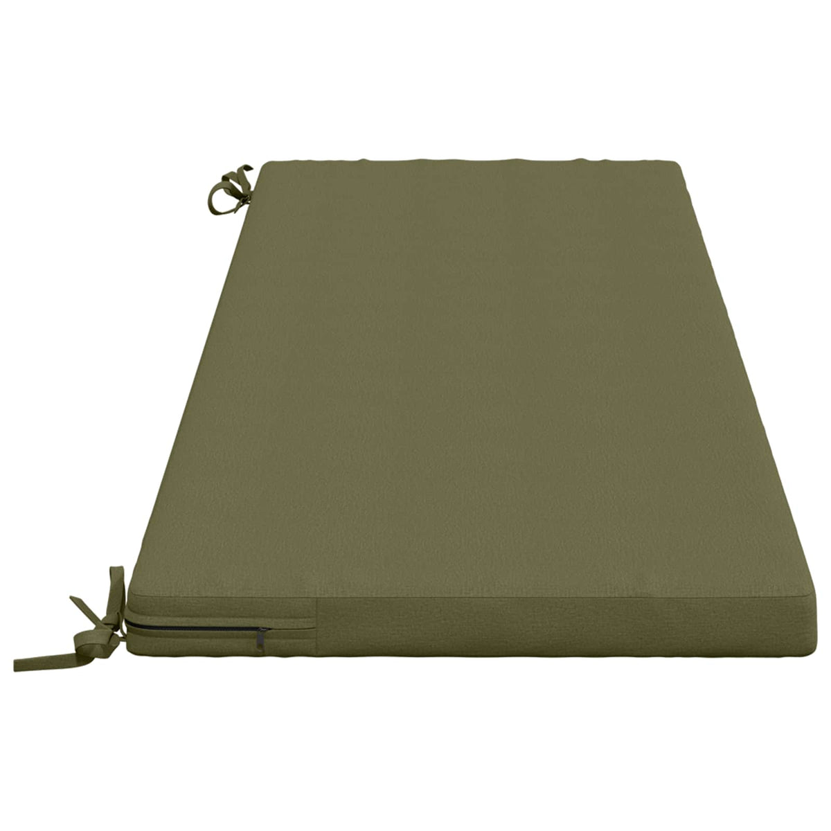 vidaXL 2-Piece Bench Cushions SOEST 2 pcs 100% Polyester Olive Green
