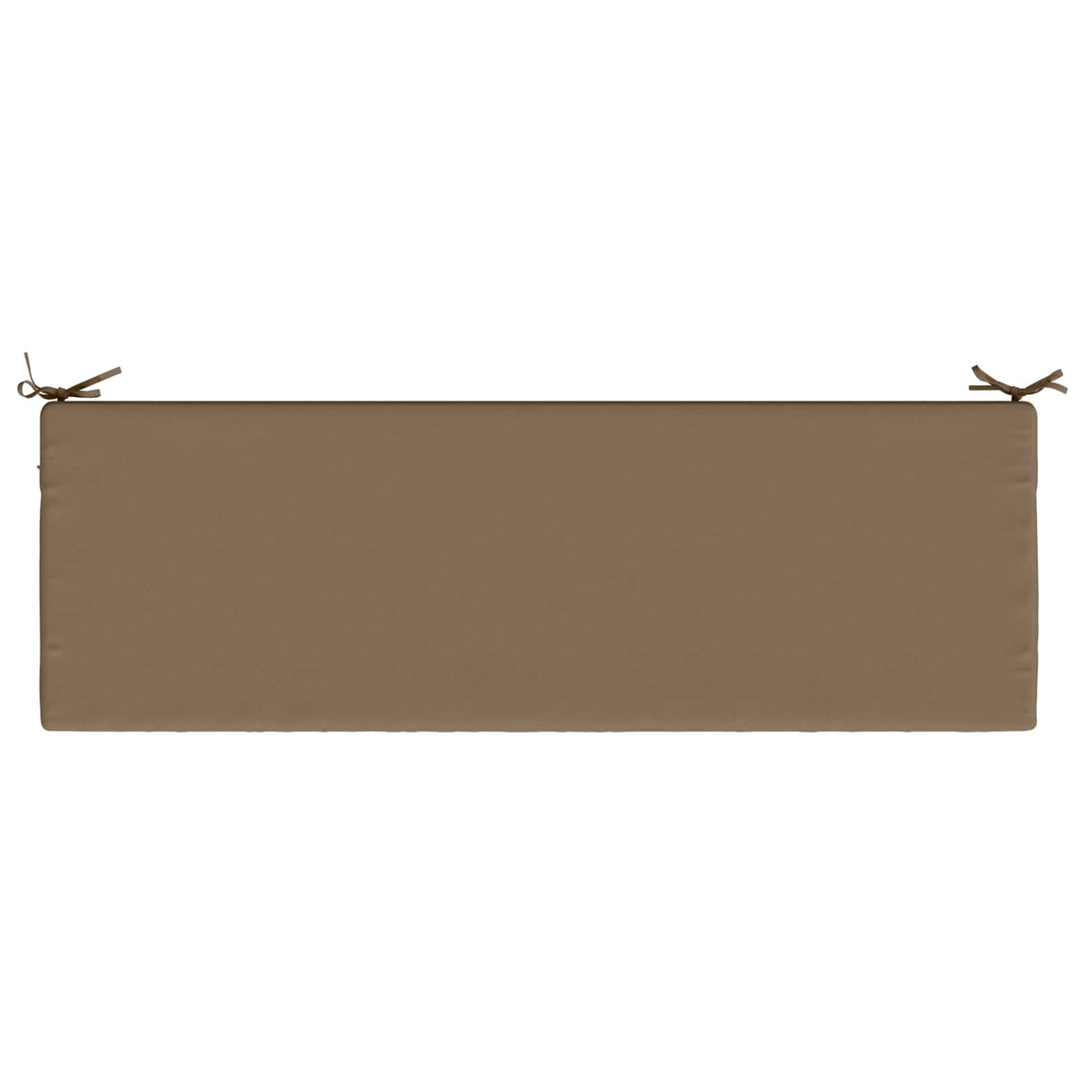 vidaXL 2-Piece Bench Cushions SOEST 2 pcs 100% Polyester Taupe