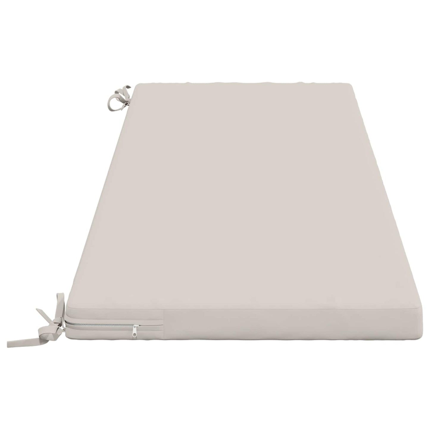 vidaXL 2-Piece Bench Cushions SOEST 2 pcs 100% Polyester White