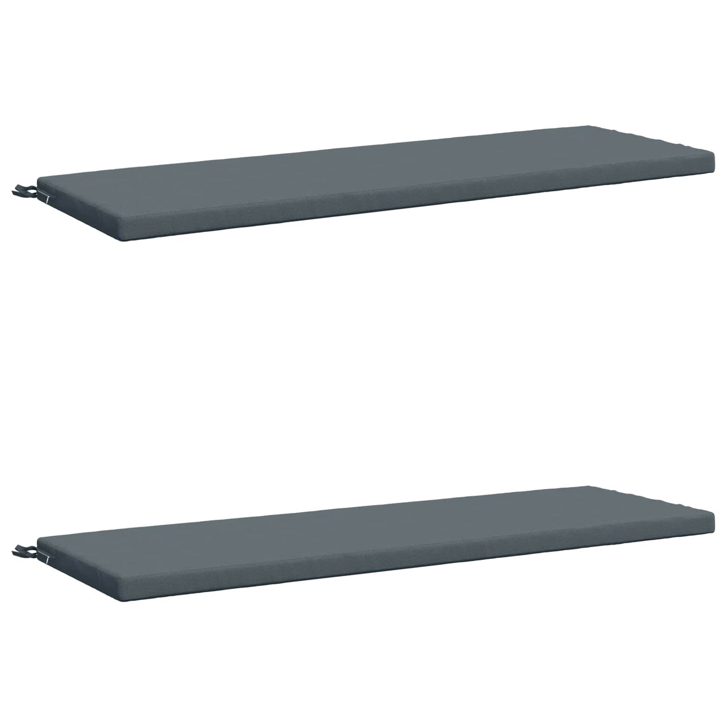 vidaXL 2-Piece Bench Cushions SOEST 2 pcs 100% Polyester Blue